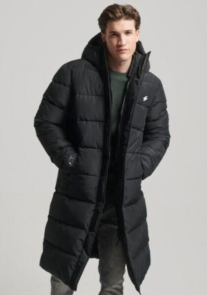 Superdry Steppjacke »HOODED LONGLINE SPORTS PUFFER«