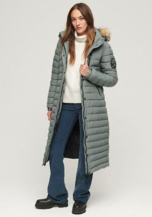 Superdry Steppmantel »FUJI HOODED LONGLINE PUFFER«