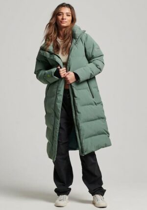 Superdry Steppmantel »HOODED LONGLINE PUFFER JACKET«