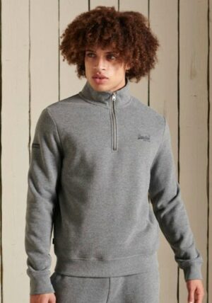 Superdry Sweatshirt »VINTAGE LOGO EMB ZIP HENLEY«