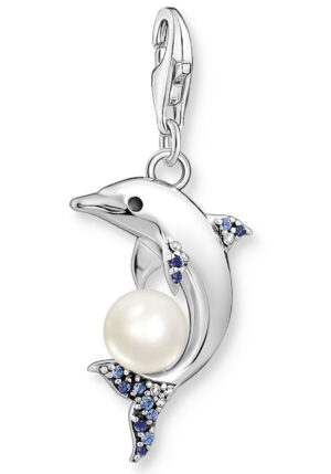 THOMAS SABO Charm-Einhänger »Delfin mit Perle