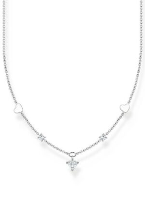 THOMAS SABO Collier »Herzen und weiße Steine