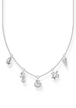 THOMAS SABO Collier »mit Muschel-Optik und Seepferdchen