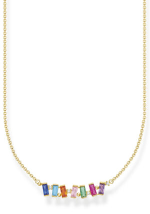 THOMAS SABO Kette mit Anhänger »farbige Steine