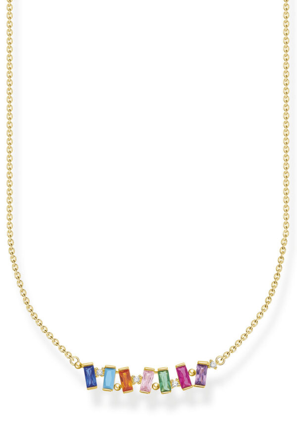 THOMAS SABO Kette mit Anhänger »farbige Steine
