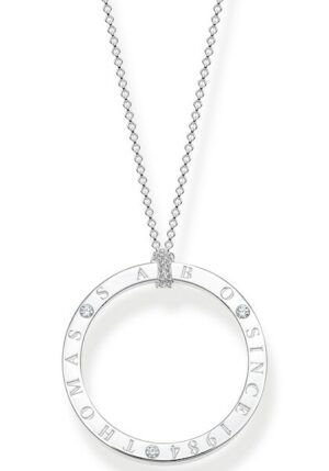 THOMAS SABO Kette mit Anhänger »Kreis silber