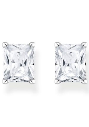 THOMAS SABO Paar Ohrstecker »blauer oder weißer Stein