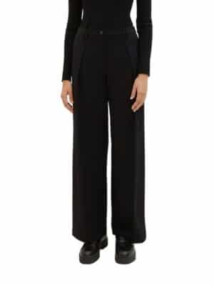 TOM TAILOR Bundfaltenhose »Lea Wide Leg«