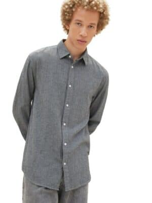 TOM TAILOR Denim Langarmhemd »Heringbo«