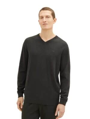 TOM TAILOR V-Ausschnitt-Pullover