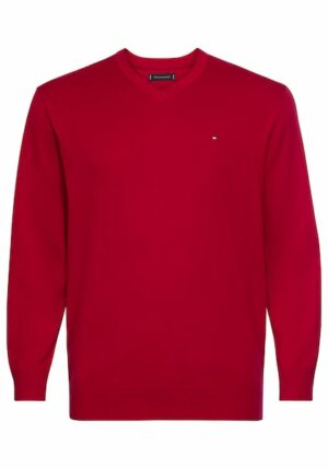 Tommy Hilfiger Big & Tall V-Ausschnitt-Pullover »BT-CLASSIC COTTON V NECK-B«