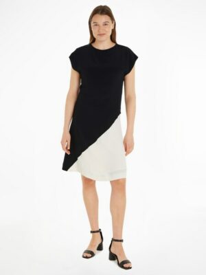 Tommy Hilfiger Blusenkleid »VISCOSE BLOCKED KNEE DRESS«