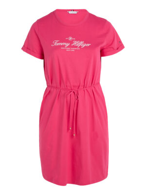 Tommy Hilfiger Curve Shirtkleid »CRV 1985 REG C-NK SHORT DRESS SS«