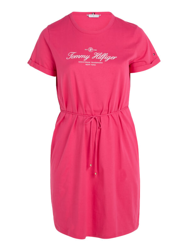 Tommy Hilfiger Curve Shirtkleid »CRV 1985 REG C-NK SHORT DRESS SS«
