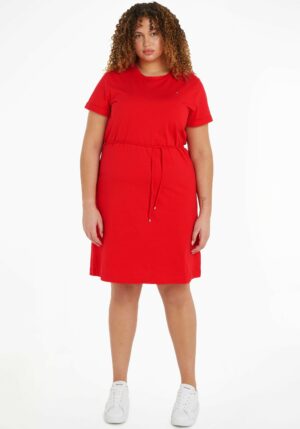Tommy Hilfiger Curve Shirtkleid »CRV 1985 REG C-NK SHORT DRESS SS«