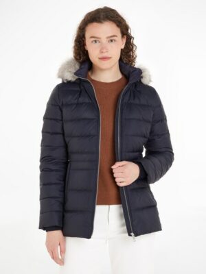 Tommy Hilfiger Daunenjacke »TYRA DOWN JACKET WITH FUR«