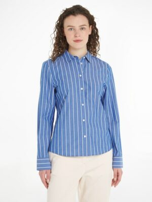 Tommy Hilfiger Hemdbluse »BASEBALL STRIPE REGULAR SHIRT«