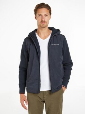 Tommy Hilfiger Kapuzensweatshirt »MIX MEDIA HOODED ZIP THRU«