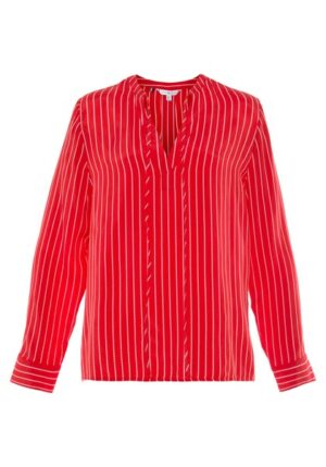 Tommy Hilfiger Langarmbluse »CUPRO V-NECK BLOUSE«