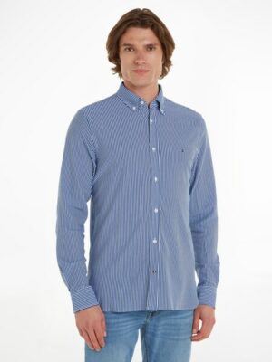 Tommy Hilfiger Langarmhemd »1985 KNIT STRIPE SF SHIRT«