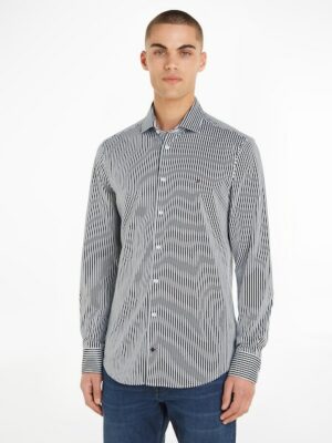 Tommy Hilfiger Langarmhemd »CL KNITTED STRIPE SF SHIRT«
