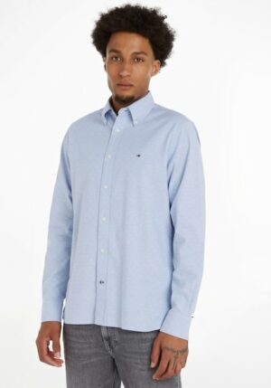 Tommy Hilfiger Langarmhemd »FLEX OXFORD DOBBY RF SHIRT«