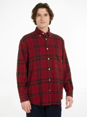 Tommy Hilfiger Langarmhemd »TONAL TARTAN SHIRT«