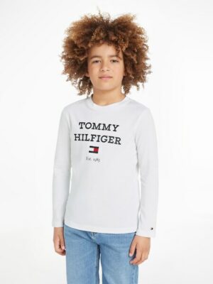 Tommy Hilfiger Langarmshirt »TH LOGO TEE L/S«