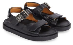 Tommy Hilfiger Riemchensandale »TH HARDWARE LTHR SPORTY SANDAL«