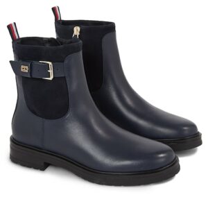 Tommy Hilfiger Stiefelette »BELT BOOTIE MATERIAL MIX«