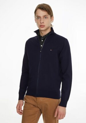 Tommy Hilfiger Strickjacke »1985 ZIP THROUGH«