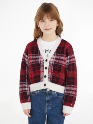 Tommy Hilfiger Strickjacke »TOMMY TARTAN CARDIGAN«