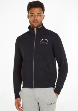 Tommy Hilfiger Sweatjacke »SHADOW HILFIGER REG STAND COLLAR«