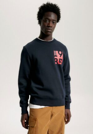Tommy Hilfiger Sweatshirt »CHEST PRINT CREWNECK«