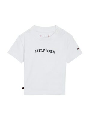 Tommy Hilfiger T-Shirt »BABY CURVED MONOTYPE TEE S/S«