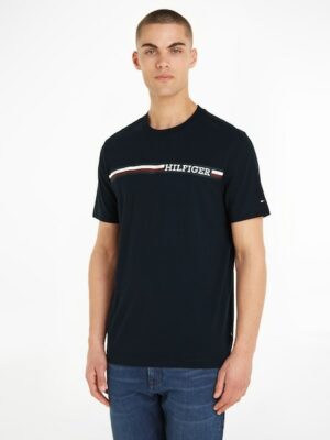 Tommy Hilfiger T-Shirt »MONOTYPE CHEST STRIPE TEE«