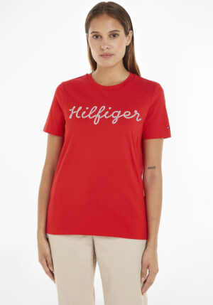 Tommy Hilfiger T-Shirt »REG ROPE PUFF PRINT C-NK SS«