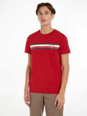 Tommy Hilfiger T-Shirt »RWB MONOTYPE CHEST STRIPE TEE«