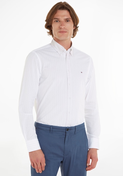 Tommy Hilfiger TAILORED Businesshemd »CL-W DOT PRINT SF SHIRT«