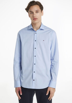 Tommy Hilfiger TAILORED Langarmhemd »CL SOLID POPLIN SF SHIRT«