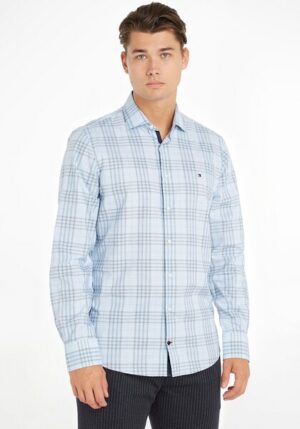 Tommy Hilfiger TAILORED Langarmhemd »CL STRETCH GLEN CHECK SF SHIRT«