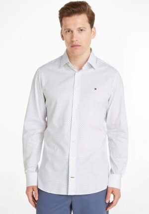 Tommy Hilfiger TAILORED Langarmhemd »CL TWO TONE DOT PRINT RF SHIRT«