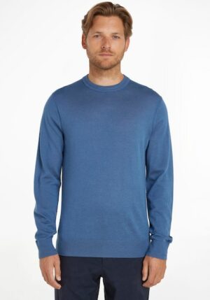 Tommy Hilfiger TAILORED Strickpullover »LUXURY WOOL SILK BLEND CREW NECK«