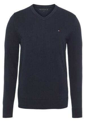 Tommy Hilfiger V-Ausschnitt-Pullover »CLASSIC COTTON V NECK«