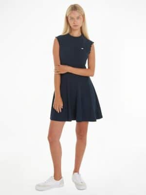 Tommy Jeans Blusenkleid »TJW BABYLOCK FIT & FLARE DRESS«