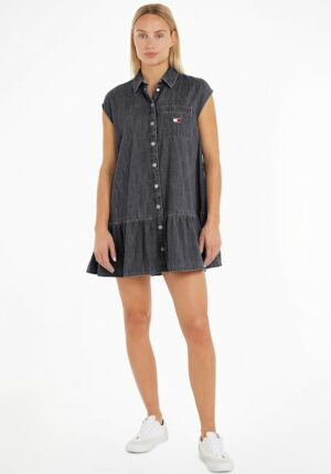 Tommy Jeans Blusenkleid »TJW SS BADGE CHAMBRAY DRESS«