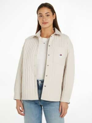 Tommy Jeans Blusentop »TJW QUILTED OVERSHIRT«