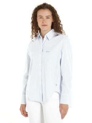 Tommy Jeans Blusentop »TJW SP OVR STRIPE SHIRT«
