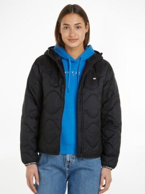 Tommy Jeans Curve Steppjacke »TJW QUILTED TAPE HOOD PUFFER EXT«