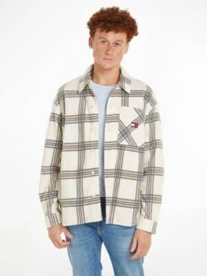 Tommy Jeans Fleecehemd »TJM CHECK POLAR FLEECE OVERSHIRT«